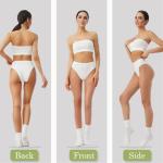 Ziboola Women's Plus Size Cotton High Waisted Briefs