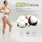 Ziboola Women's Plus Size Cotton High Waisted Briefs