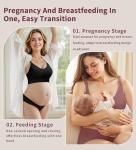 3 Pack Seamless Nursing Bras for Breastfeeding