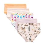Organic Cotton Briefs for Toddler Girls - 5 Pack