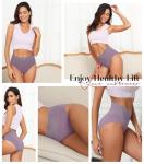 Wealurre High Waisted Cotton Bikini Panties 5 Pack