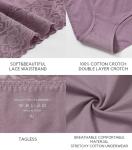 Wealurre High Waisted Cotton Bikini Panties 5 Pack