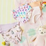 Organic Cotton Briefs for Toddler Girls - 5 Pack