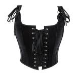 Gothic Steampunk Lace-up Corset Bustier Top