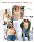 Tummy Control Seamless Cami Tank Top - Beige