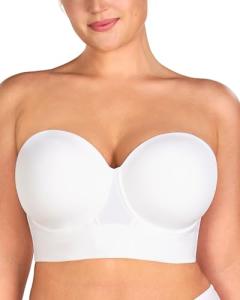 Strapless Longline Bra for Plus Size Support