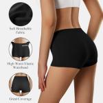 High Waisted Cotton Boy Shorts for Women - 3 Pack