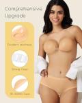 Niidor Sticky Strapless Push-Up Bra for Low Cuts