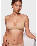 Inlyric Women's Soft Scoop Unlined Bralette - Warm Beige