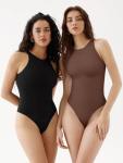 Reoria Women’s Sexy Halter Neck Bodysuit