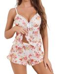 Avidlove Floral Sheer Pajama Set for Women