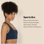 Buttery Soft Light Support Square Neck Sports Bra