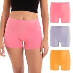 INNERSY Women's Silky Boyshorts 3-Pack in Vibrant Colors