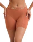 INNERSY Women's Cotton Boyshorts 3-Pack - Maple Brown