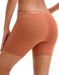 INNERSY Women's Cotton Boyshorts 3-Pack - Maple Brown