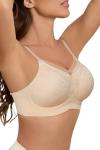 Fairy Floral Lace Wire-Free Bralette in Beige