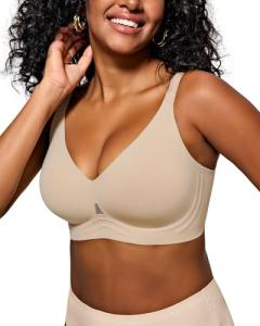 Comfortable Wirefree Push-Up Bra for Everyday Wear