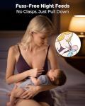 Momcozy Seamless Nursing Bra for Comfort