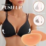 Sticky Silicone Bra Inserts - Reusable Push-Up Pads
