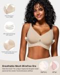 Comfortable Wirefree Push-Up Bra for Everyday Wear