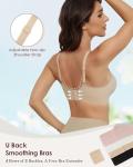 Fairy Floral Lace Wire-Free Bralette in Beige