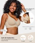 Comfortable Wirefree Push-Up Bra for Everyday Wear
