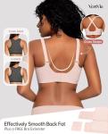 Pale Pink Seamless Wireless Push-Up Bra
