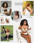 Comfortable Wirefree Push-Up Bra for Everyday Wear