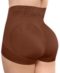 Shapellx Tummy Control Shapewear Briefs - Brown
