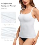 LODAY Women's Compression Tank Top with Tummy Control