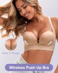 FallSweet Wireless Push-Up Bra for Women