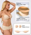 Adhesive Silicone Push Up Invisible Bra