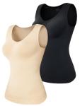 Slimming V-Neck Shapewear Tank for Women