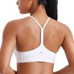 Butterluxe Women's Y-Back Sports Bra - White