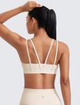 Soft Molded V Neck Sports Bra for Women