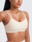 Soft Molded V Neck Sports Bra for Women