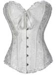 Springcmy Women’s Lace Up Corset Bustier Top