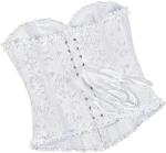 Springcmy Women’s Lace Up Corset Bustier Top