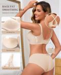 LXOXL Wireless Seamless Push Up Bra for Women