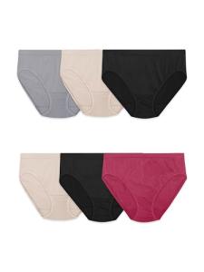 Fruit of the Loom Women's Plus Size Seamless Briefs