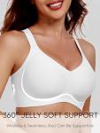 Gailife Wireless Seamless Push-Up Bra - White