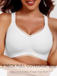 Gailife Wireless Seamless Push-Up Bra - White