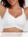 Gailife Wireless Seamless Push-Up Bra - White
