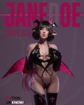 KORURACLUB Succubus costume Black premium pu cosplay lingerie for women Red wing devil lingerie(M)
