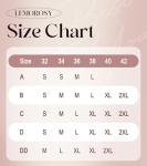 Lemorosy Front Closure Wireless Bra for Women
