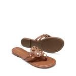DREAM PAIRS Women’s Brown Thong Flat Sandals