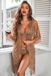 Avidlove Lace Kimono Robe and Sexy Lingerie Set