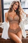 Avidlove Lace Kimono Robe and Sexy Lingerie Set