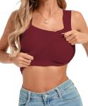 Women's U Neck Shapewear Tank Top with Bra