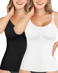 AURUZA 2PCS Plus Size Tummy Control Camisoles
